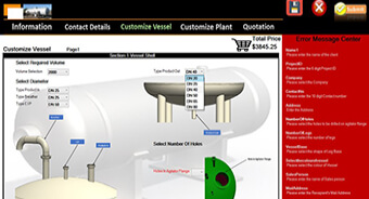 CAD Configurator for Pressure Vessel