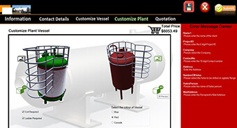 Product Configurator for Pressure Tank