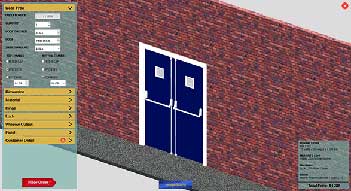 3D Door Configuration