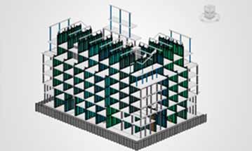 Structural model with formwork