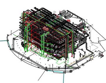 3D MEP BIM Modeling