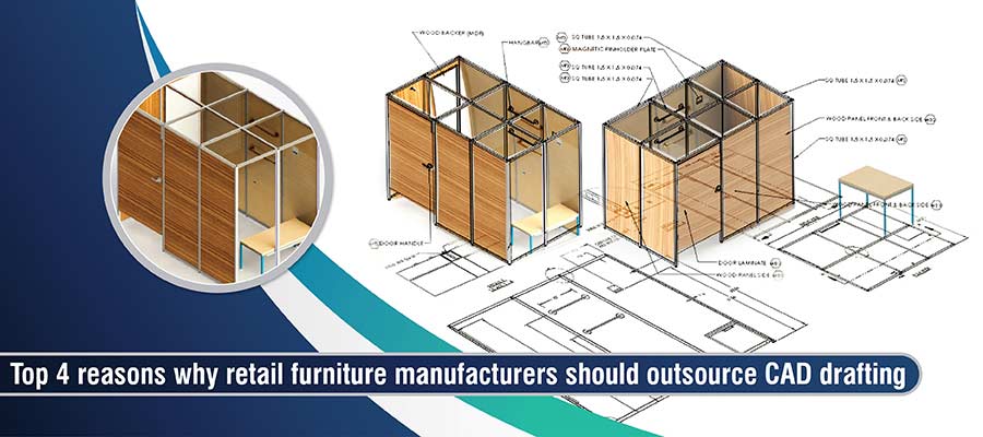 How Outsourcing CAD Drafting Improves Efficiency for Retail Furniture Manufacturers