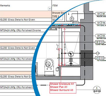 Quantity Takeoff for Bathroom Products