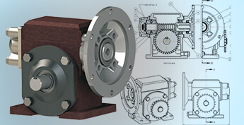 PDF to 3D CAD Conversion of Reducer Gear Assembly, India