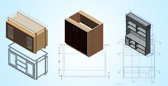 Millwork Detailed Drawings for Joinery Manufacturer, UK