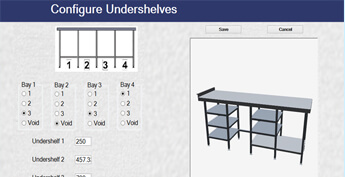 Table Configurator for Stainless Steel Furniture, UK