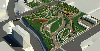 Construction Firm’s 3D BIM Modeling for Public Park Project