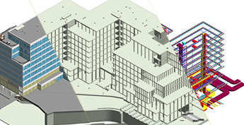 4D BIM Modeling of Mixed-use Building