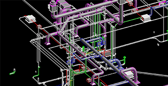 PDF to 3D MEP Modeling for Commercial Complex