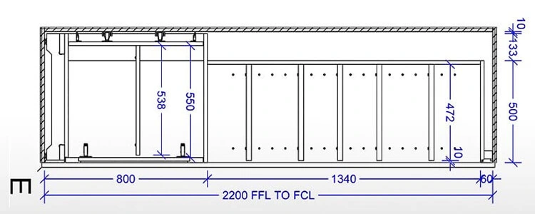 cabinet drawings with tolerance value