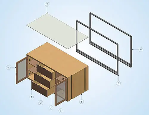 cabinet shop drawings