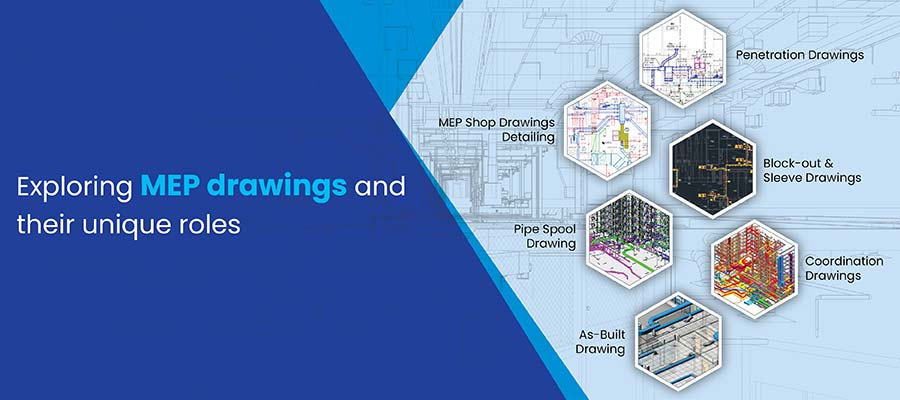 What are the Different Types of MEP Drawings?