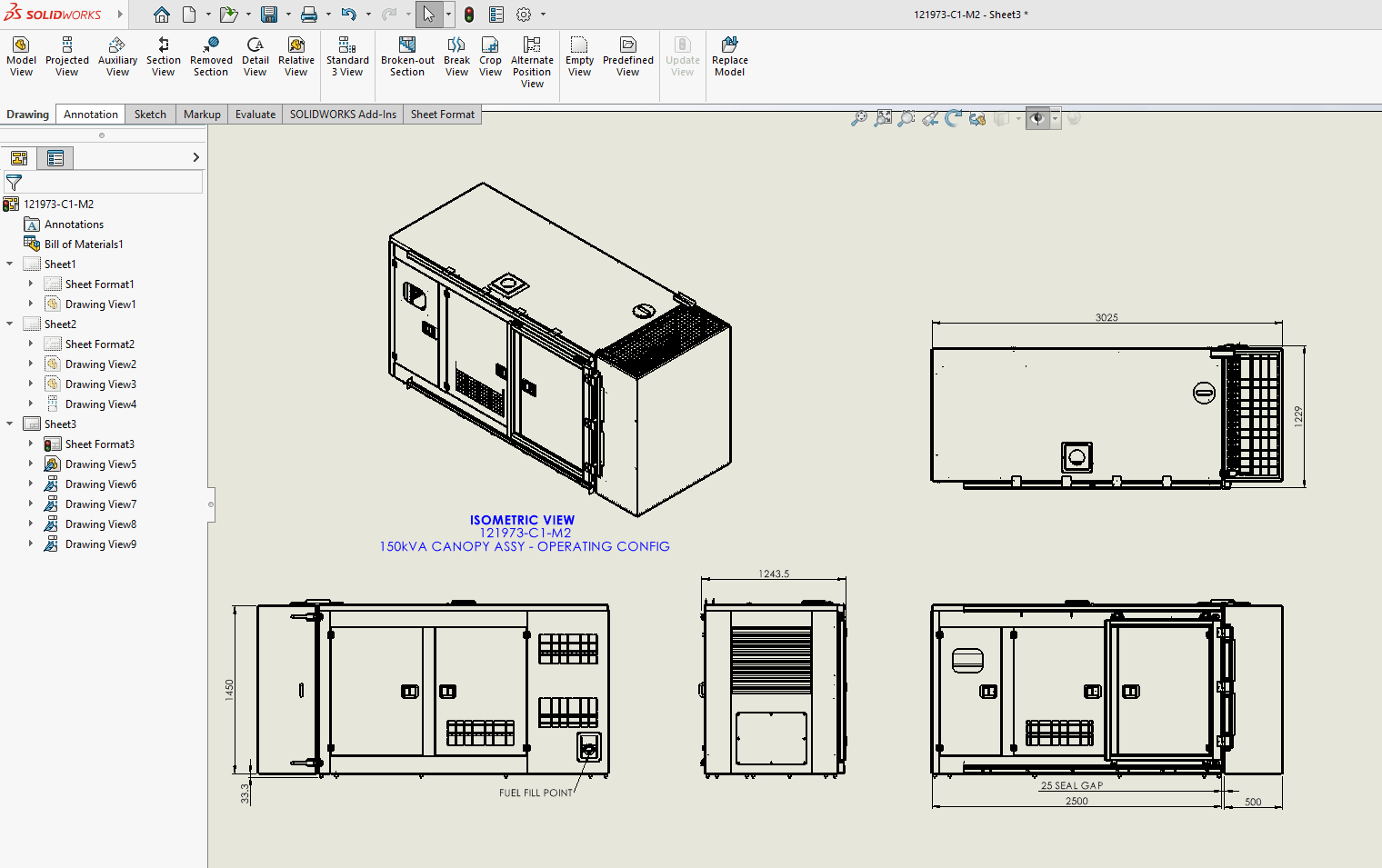 General assembly drawings