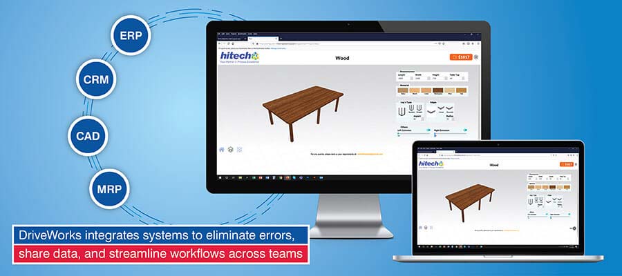 Integrating DriveWorks with CAD, ERP and CRM systems